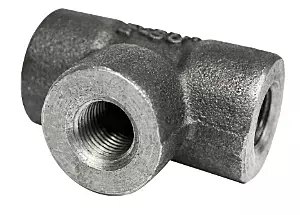 Carbon Steel 3000 PSI Female Tee