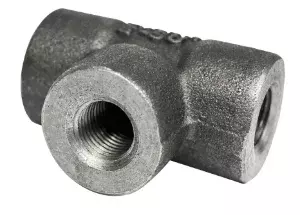 Carbon Steel 3000 PSI Female Tee