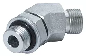 Male Adjustable Elbow Compact 45�