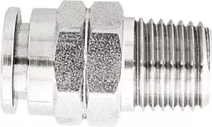 316L SS Push-In Male Stud Coupling - BSPT