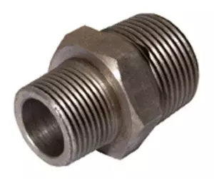 Wrought Iron Reducing Nipple - Black