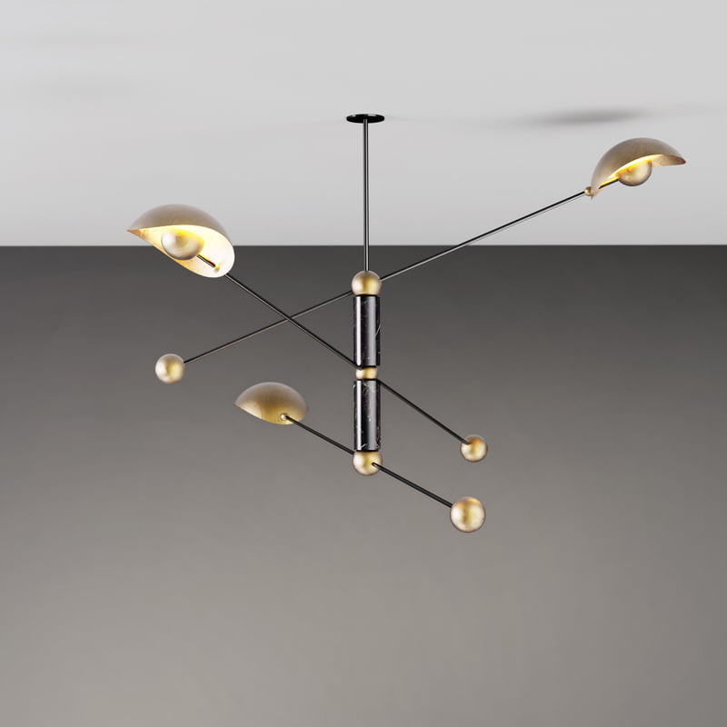 The Vesorium Tria Ceiling Light