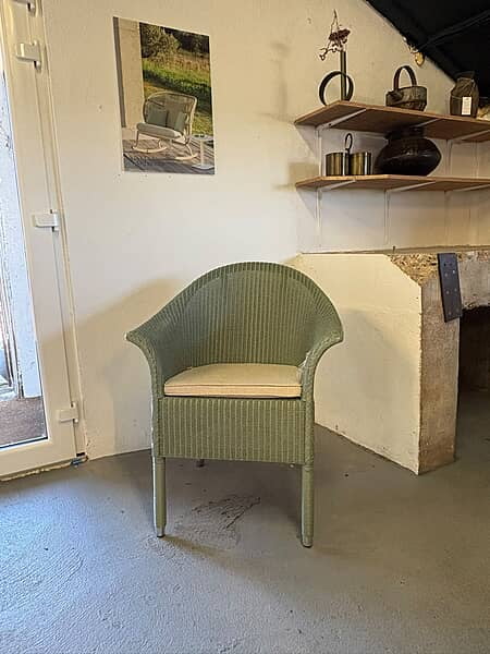 Victor Dining Armchair Dusty Green-Floor Stock