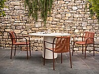 Sweep Dining Chair and Mistral Round Table