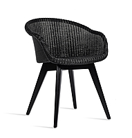 Avril Dining Chair Black Wood Base