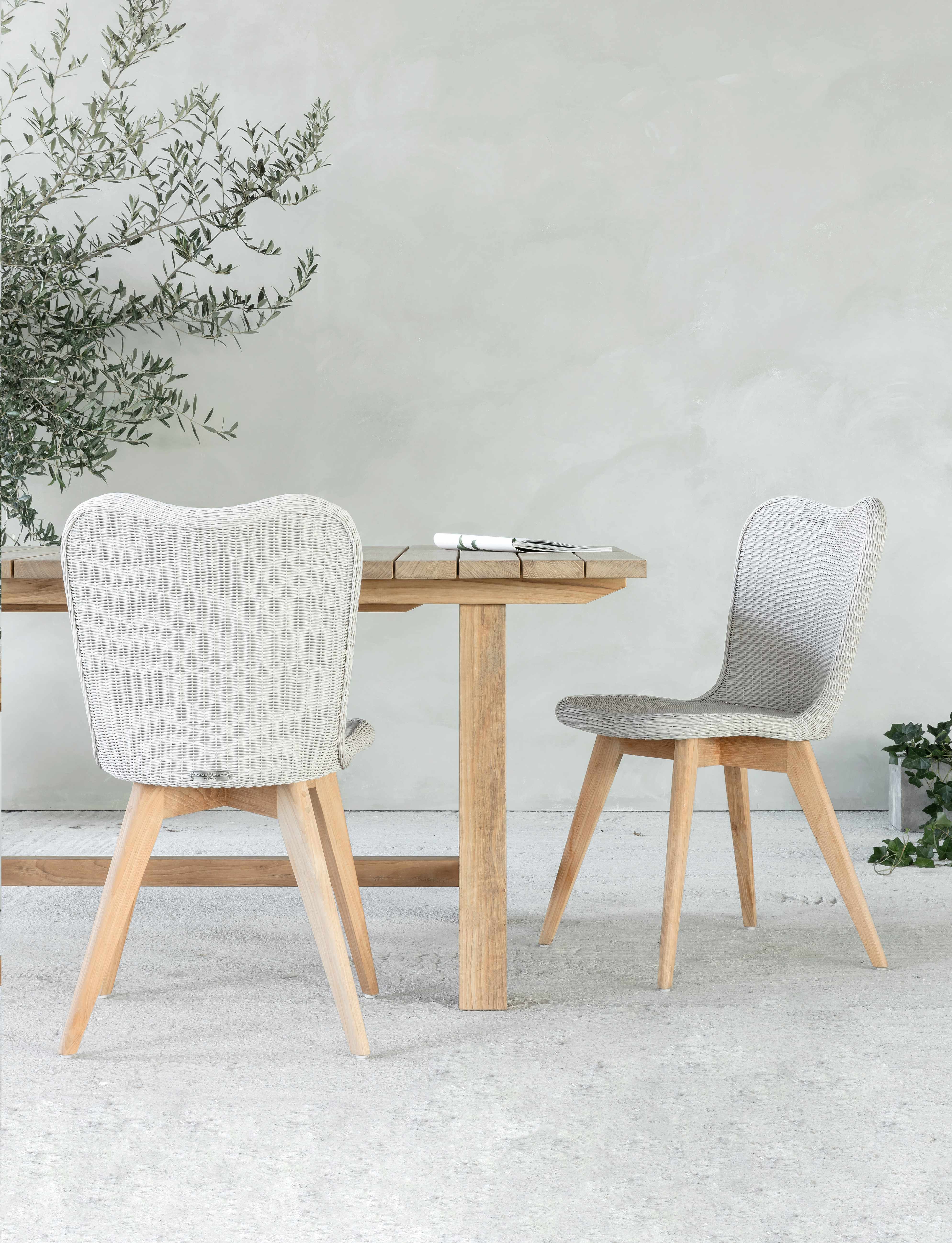 Lena Dining Chair Teak Base Lena Dining Chair Teak Base