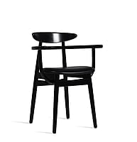 Teo Dining Armchair Nearly Black Teo Dining Armchair Nearly Black