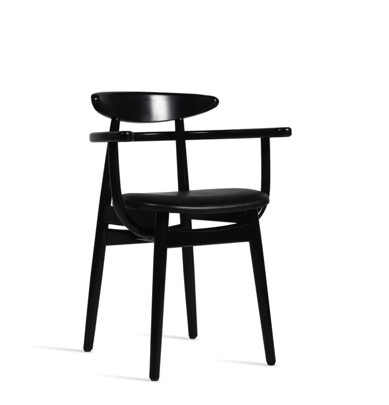 Teo Dining Armchair Nearly Black Teo Dining Armchair Nearly Black