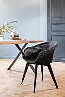 Avril Dining Chair Black Wood Base Avril Dining Chair Black Wood Base
