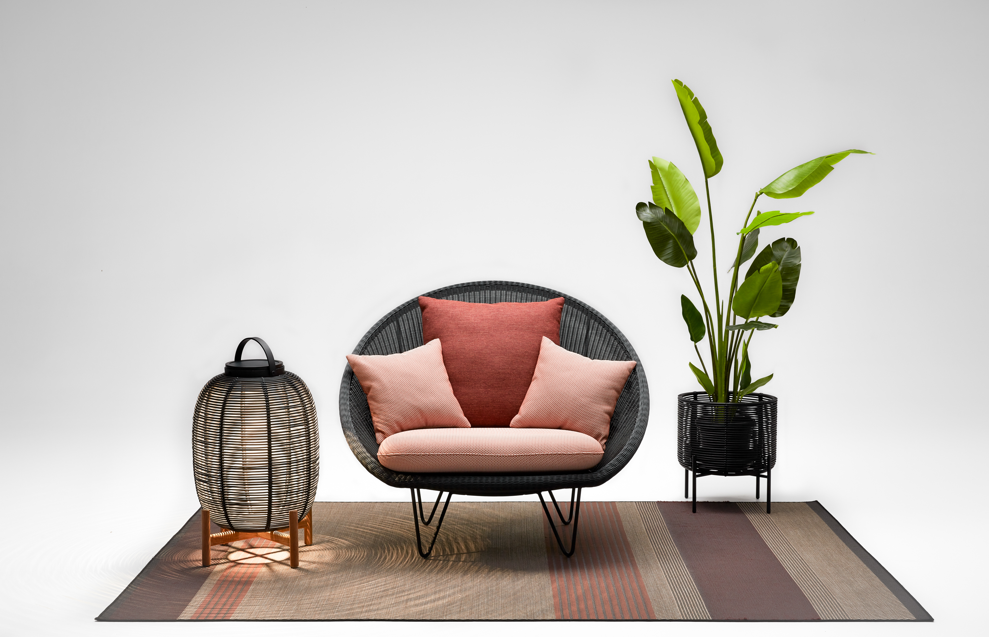 Tika Solar Lantern Teak Base Tika Solar Lantern Teak Base