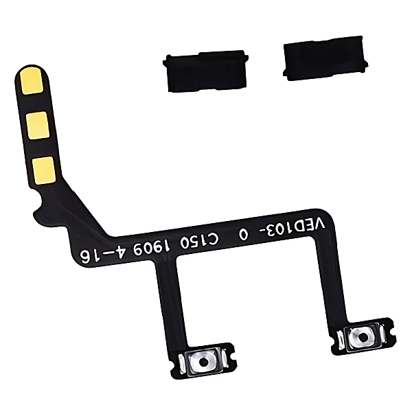 Genuine OnePlus 7 Pro - Replacement Volume Buttons Internal Flex Cable With Brackets - Authorised