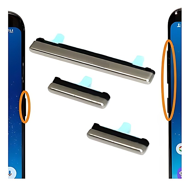 For Samsung Galaxy S8 , S8 Plus - Volume Power Bixby External Buttons - Maple Gold