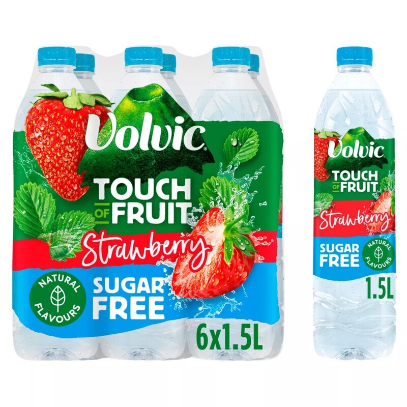 Volvic Strawberry Sugar Free 1.5L