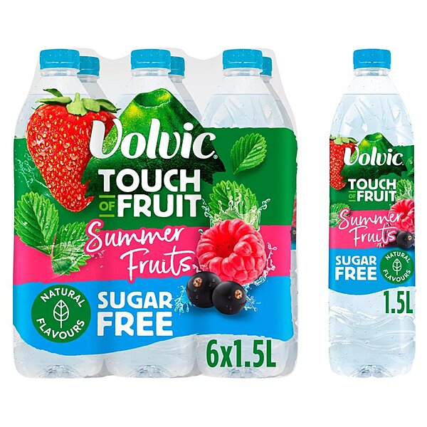 volvic Summerfruit Sugar Free 1.5L
