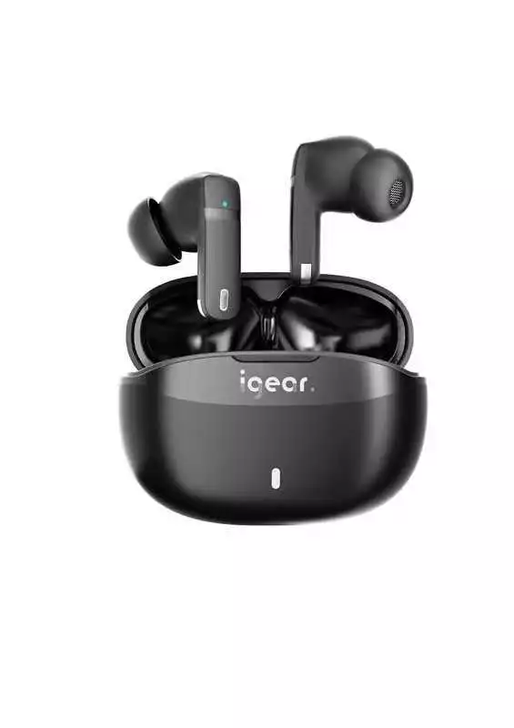 iGear TWS Pebble W11 Wireless Earbuds - Black