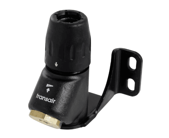 Transair Single Port 45Deg Bracket