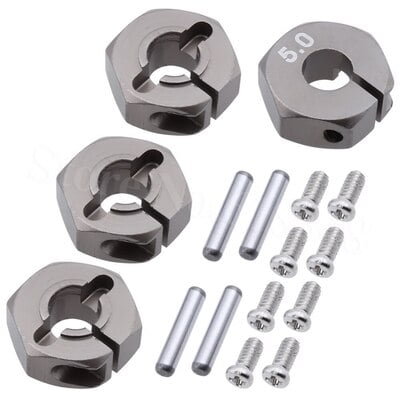 5mm x 12mm Aluminium Wheel Hex 5mm x 12mm Aluminium Wheel Hex