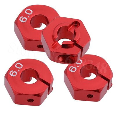 6mm x 12mm Aluminium Wheel Hex 6mm x 12mm Aluminium Wheel Hex
