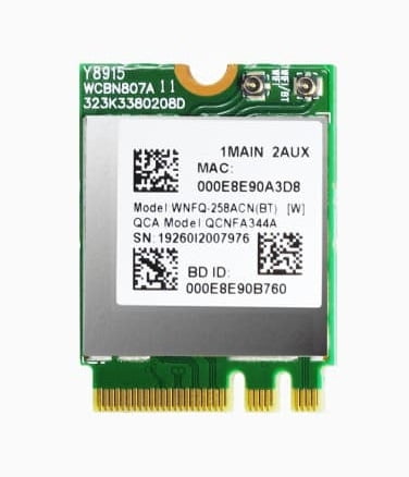 Sparklan - WNFQ-258ACN(BT) - WiFi Combo M.2 Module with Qualcomm Atheros QCA6174A-5 Sparklan - WNFQ-258ACN(BT) - WiFi Combo M.2 Module with Qualcomm Atheros QCA6174A-5