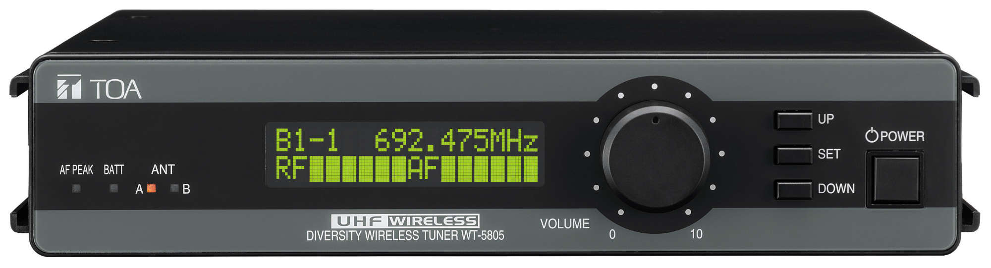 TOA Wireless Tuner 16 Channel D04 Space Diversity Receiver