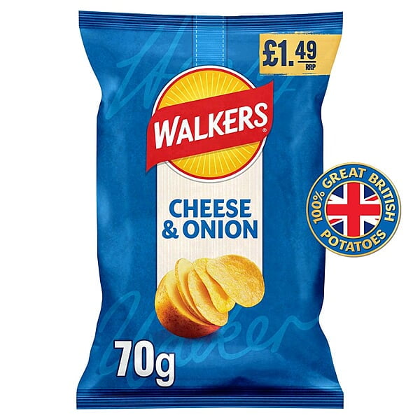 Walker Cheese & Onion £1.49