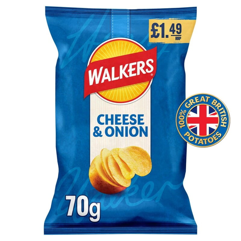 Walker Cheese & Onion £1.49