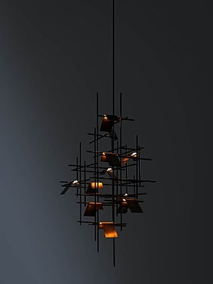 The Glowing Embers Chandelier