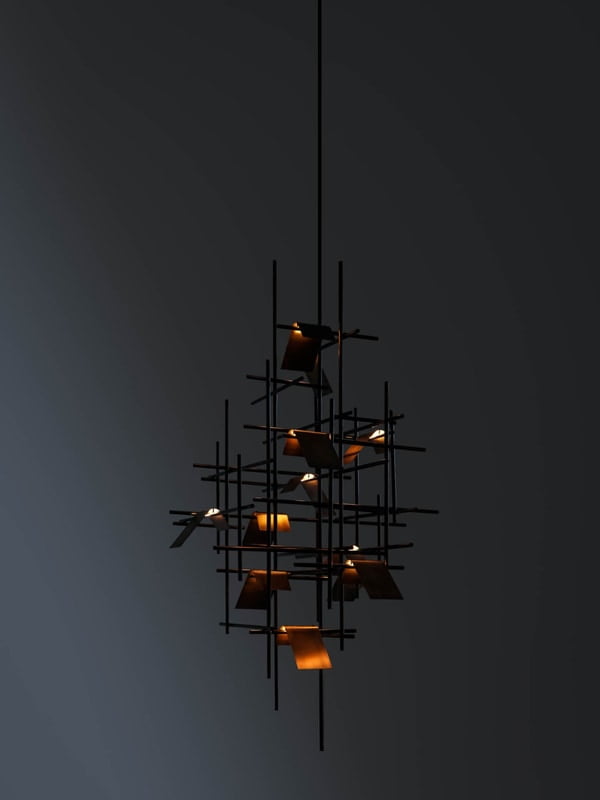 The Glowing Embers Chandelier