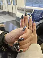 Midnight Marble & Obsidian Shimmer