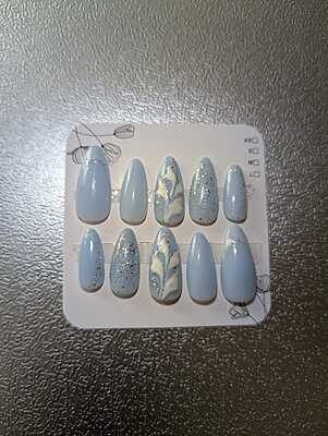 Dusty Pastel Blue