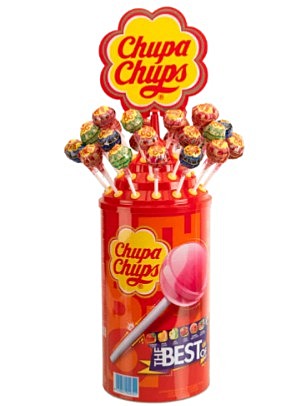 CHUPA CHUPS LOLLIES DISPLAY 200