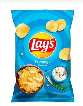 LAYS CREAM & ONION  FROMAGE 140G