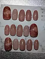 Red Peach With Rose Gold Marble