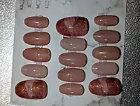 Red Peach With Rose Gold Marble