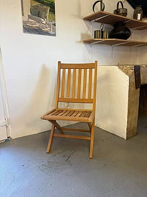 Ascot Folding Chair-Floor stock