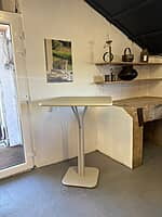 Luxembourg High Table 80x80 Clay Grey-Floor stock