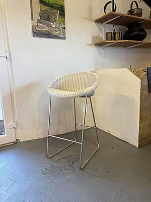 Joe Counter Stool-Snow White-SECONDS