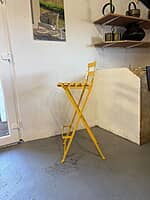 Bistro Foldable Bar Chair Honey-Floor Stock Bistro Foldable Bar Chair Honey-Floor Stock