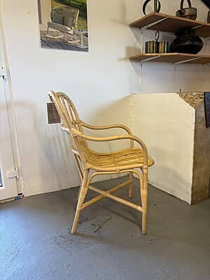 Margret Dining Chair Rattan-Floor stock