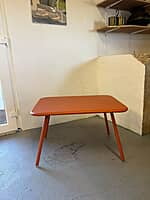 Luxembourg Kids Table Candied Orange-Floor stock Luxembourg Kids Table Candied Orange-Floor stock