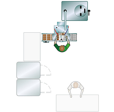 Formenfüllstation-Stufe 1-Manuell