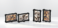 X21 | 21.5" Armored professional High-bright HDR FHD Field Monitor with Aluminum case, 4 or 3-Vertical monitors in 1, 80kg Anti-impact and Drop-Proof, Tripod adaptor, V-mount.