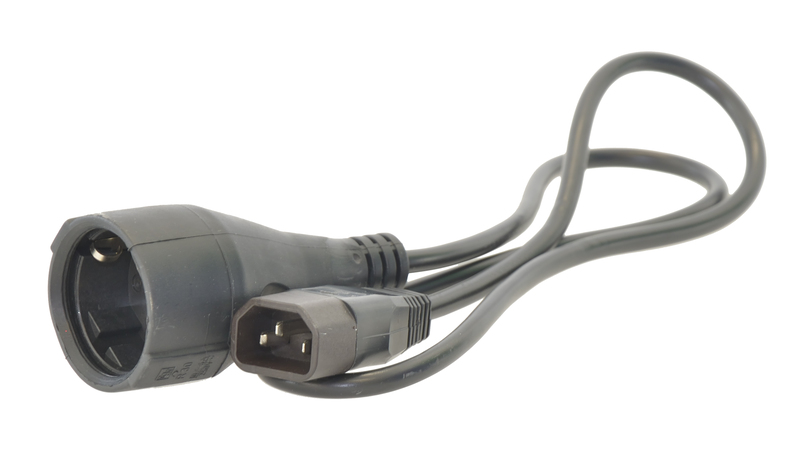 Zuleitung H05VV-F3G1,0 sw 1000mm 10A