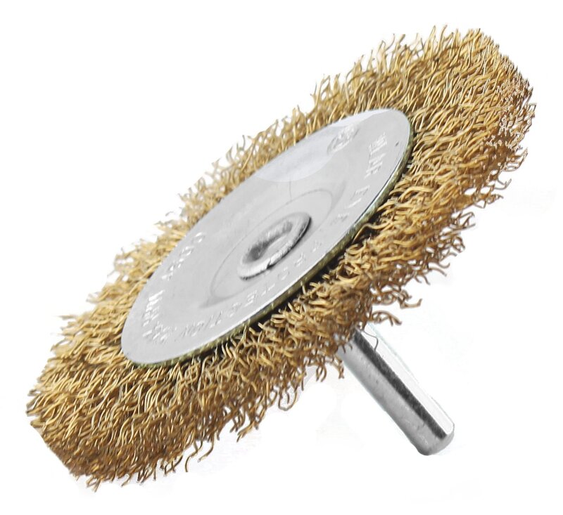 Abracs Spindle Mounted Flat Wire Brush 75mm