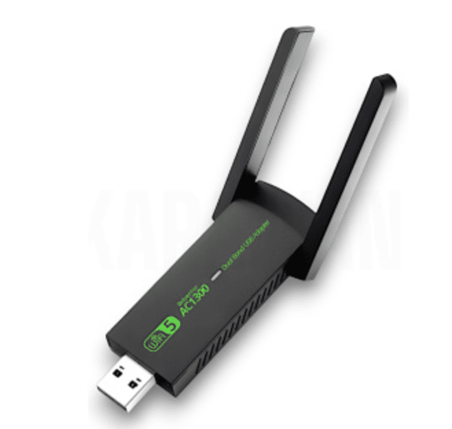 Adaptador WiFi USB AC1300 de Doble Banda con Antenas Externas
