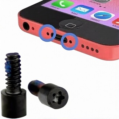 iPhone 5c - Replacement Pentalobe , Dock Screws