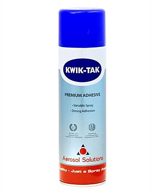 Aerosol Solution Kwik Tak Premium Adhesive
