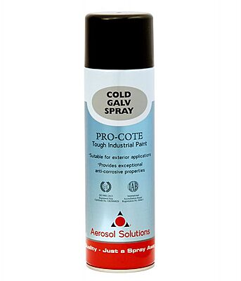 Aerosol Solution Pro-cote Cold Galv Paint