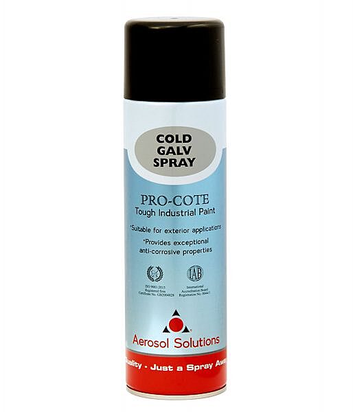 Aerosol Solution Pro-cote Cold Galv Paint