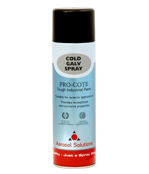 Aerosol Solution Pro-cote Cold Galv Paint
